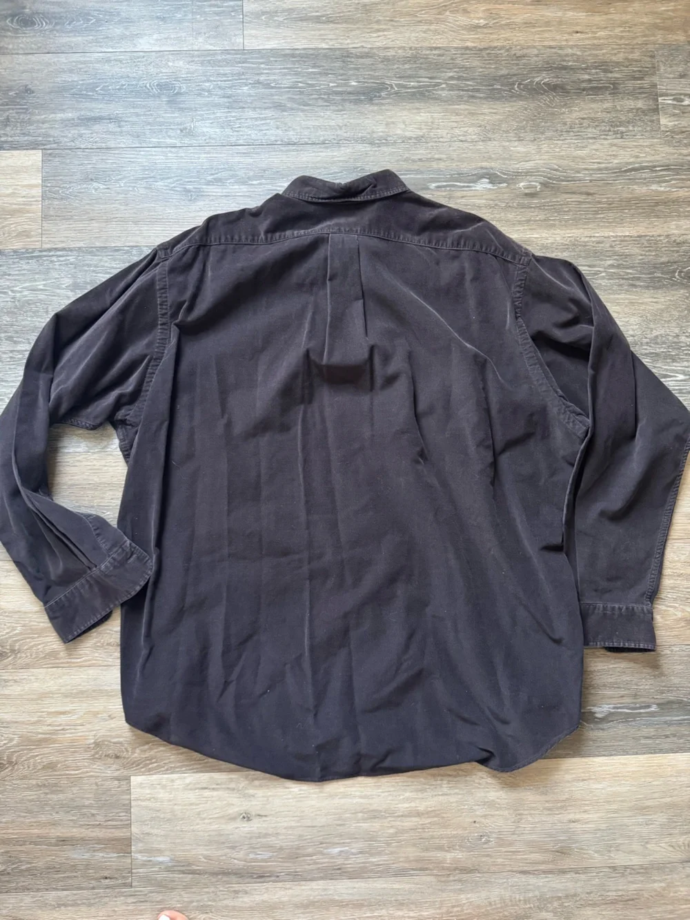 Vtg Ralph Lauren the blaire button down corduroy Shirt with Red Pony sz XL